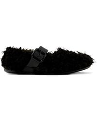 CAMPERLAB - Wabi Buckle-Fastening Furry Flat Pumps - Lyst
