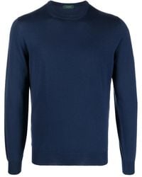 Zanone - Fine-Knit Crew-Neck Jumper - Lyst