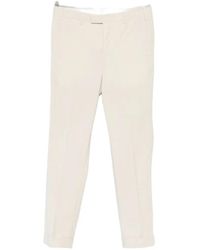 PT Torino - Corduroy-Textured Straight-Leg Trousers - Lyst