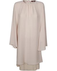Max Mara - Long-Sleeve Mini Dress - Lyst