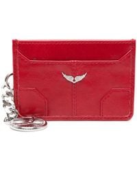 Zadig & Voltaire - Sunny Pass Leather Card Holder - Lyst