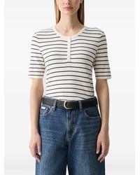Mos Mosh - Mmaliz Caliz Striped Button-Up Top - Lyst