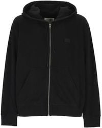 MM6 by Maison Margiela - Logo-Patch Zip-Up Hoodie - Lyst