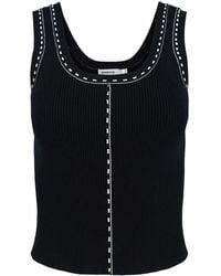 Jonathan Simkhai - Nailah Stitch-Detail Knitted Top - Lyst