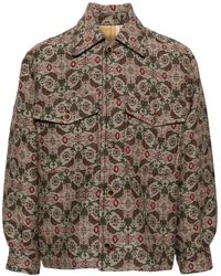 Uma Wang - Jacquard-pattern Shirt Jacket - Lyst