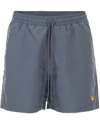 Carhartt - Chase Embroidered Logo Swim Shorts - Lyst