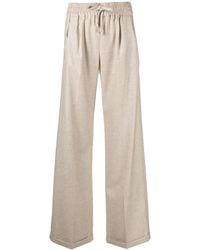 Kiton - Wide-Leg Cashmere Trousers - Lyst