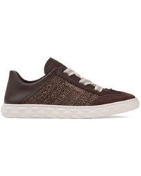 Jimmy Choo - Diamond Light Flex Raffia Trainers - Lyst