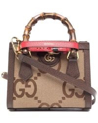 Gucci - Mini Diana Jumbo GG Tote Bag - Lyst