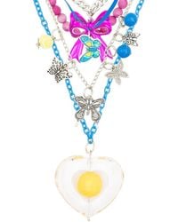 Amir Slama - Heart Multi Chain Necklace - Lyst