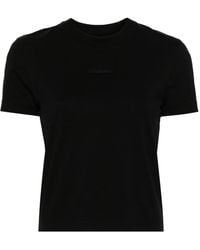 Jacquemus - ' Gros Grain Logo T-Shirt, Short Sleeves, , 100% Cotton, Size: Small - Lyst