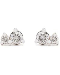 Adina Reyter - 14Kt Diamond Amigos Post-Stud Earrings - Lyst