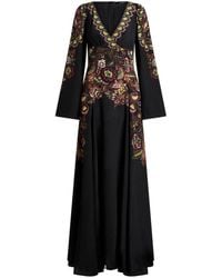 Etro - Floral-print Crepe De Chine Dress - Lyst