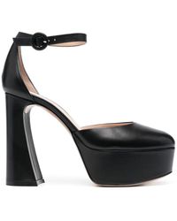 Gianvito Rossi - Zapatos de tacón Holly D'orsay con plataforma - Lyst