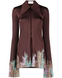 16Arlington - Opala Crystal-embellished Shirt - Lyst