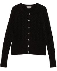 N.Peal Cashmere - Myla Cable-Knit Cardigan - Lyst