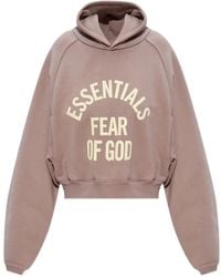 Fear Of God - Essentials Logo-Print Hoodie - Lyst
