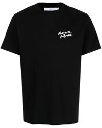 Maison Kitsuné - Logo-print T-shirt - Lyst