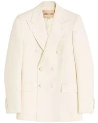 Valentino Garavani - Double-Breasted Jacket - Lyst