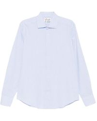 MC2 Saint Barth - Pamplona Striped-Print Long-Sleeve Shirt - Lyst