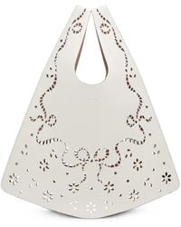 Simone Rocha - Mini Lasercut Tote Bag Mit Spitzendetail - Lyst