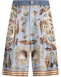 Dolce & Gabbana - Denim Bermuda Shorts - Lyst