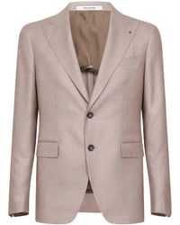 Tagliatore - Peaked-Lapel Two-Button Blazer - Lyst