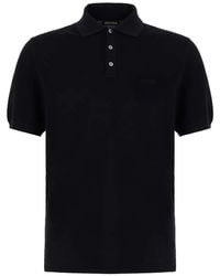 ZEGNA - Short-Sleeve Polo Shirt - Lyst