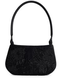 Shanghai Tang - Sac Porté Épaule Lune À Ornements De Perles - Lyst