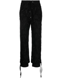 Iceberg - Embroidered-motif jogger Trousers - Lyst
