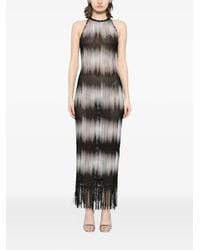 Tessitura - Tie-Dye Fringe Maxi Dress - Lyst