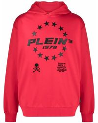 Philipp Plein - Logo-Print Pullover Hoodie - Lyst