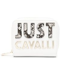 Just Cavalli - Billetera con letras del logo - Lyst