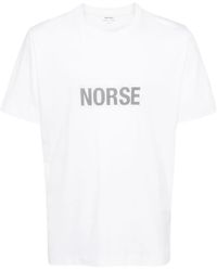 Norse Projects - T-Shirt Mit Logo-Print - Lyst