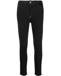 Philipp Plein - Metallic Skull Skinny Jeans - Lyst