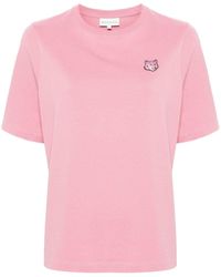 Maison Kitsuné - Fox Head Cotton T-Shirt - Lyst