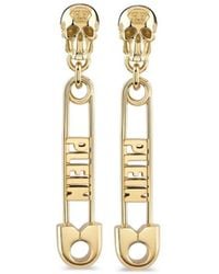 Philipp Plein - Lange Ohrringe Mit Sicherheitsnadel - Lyst