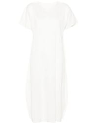 Pleats Please Issey Miyake - A-Poc Form Ribbed Midi Dress - Lyst