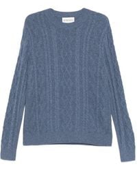 Bompard - Cable-Knit Crew-Neck Sweater - Lyst