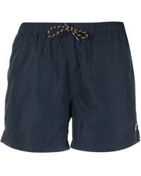 K-Way - Bañador Con Parche Del Logo - Lyst
