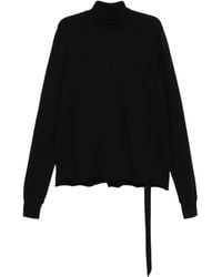 Rick Owens - Double Funnel Neck Sweatshirt - Lyst
