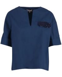 Antonelli - Sequin-Embellished Chest-Pocket T-Shirt - Lyst