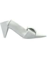 Loewe - 70Mm Origami Heeled Mules - Lyst