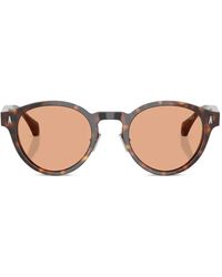 Moncler - Ember Round-Frame Sunglasses - Lyst