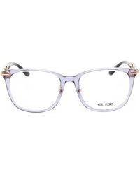 Guess - Rectangle-Frame Glasses - Lyst