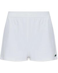 Lacoste - Ultra Dry Logo-Patch Running Shorts - Lyst