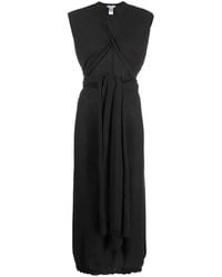 Lemaire - Kleid Mit Schnürung - Lyst