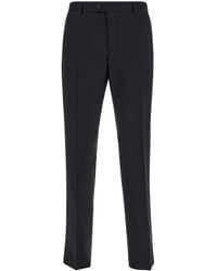 Ferragamo - Mid-Rise Straight-Leg Trousers - Lyst