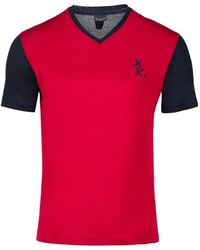 Billionaire - Double B V-Neck T-Shirt - Lyst