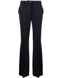 P.A.R.O.S.H. - Flared High-Waisted Trousers - Lyst